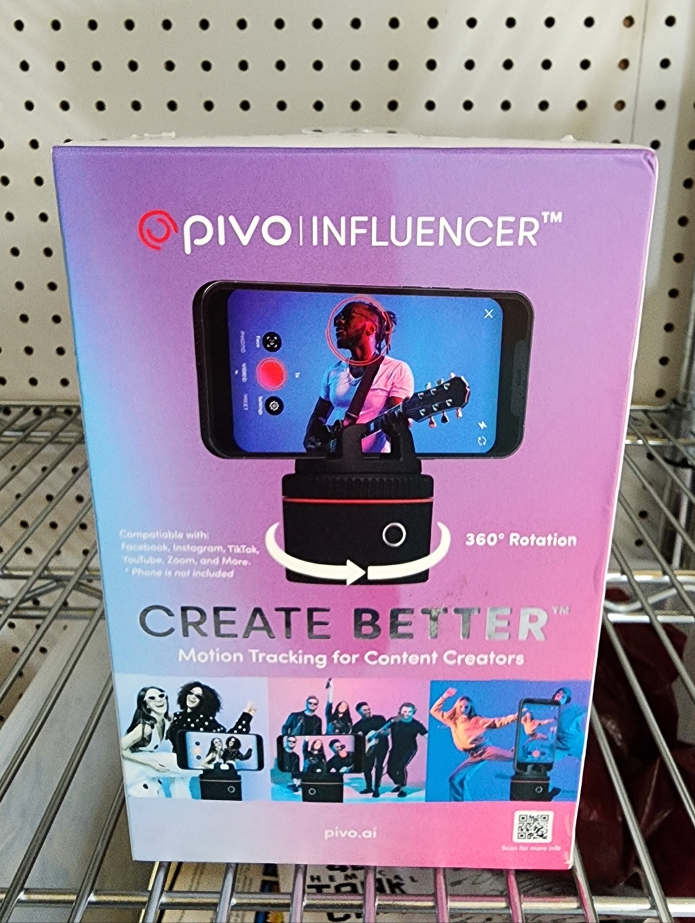 Pivo R1 Influencer With Rotation & Auto Tracking NIB, 2.9"